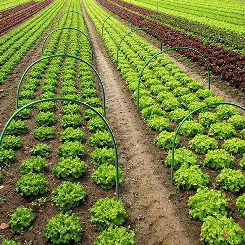 6Pcs Greenhouse Plant Hoop Grow Garden Tunnel Hoops Support Hoops Garden Stakes