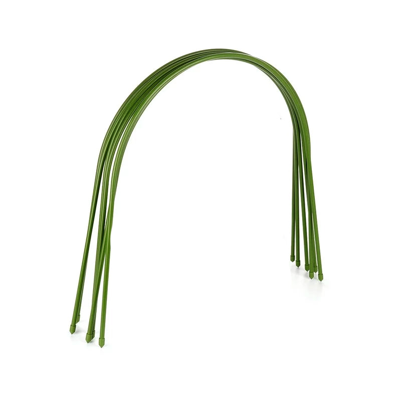 6Pcs Greenhouse Plant Hoop Grow Garden Tunnel Hoops Support Hoops Garden Stakes