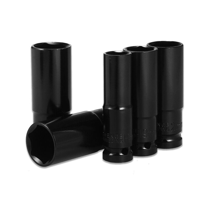 1/2" Drive Deep Impact Socket Set Heavy Duty Metric Garage Tool  - Available in 20pcs and 30pcs