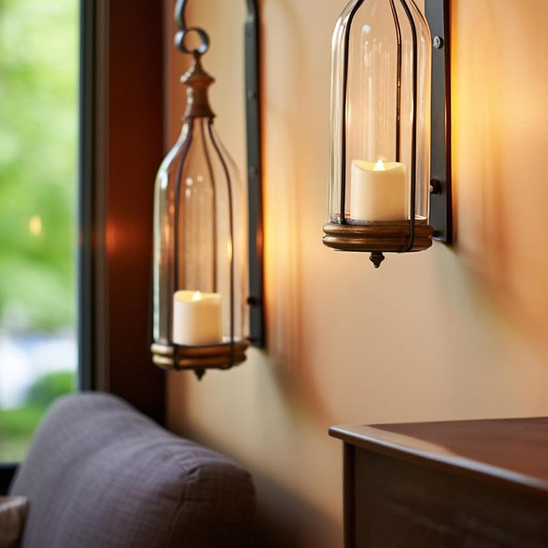 Pack of 12 Flameless Flickering LED Tealight Candles - Battery Operated