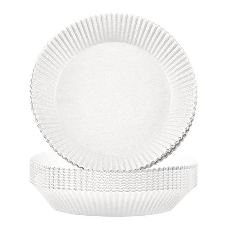 50pcs Air Fryer Disposable Non-Stick Pan Parchment Baking Paper Liner - Available in Round and Square
