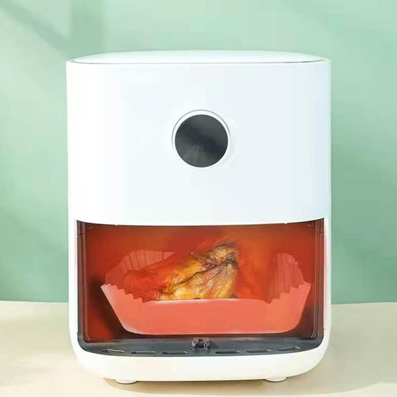 50pcs Air Fryer Disposable Non-Stick Pan Parchment Baking Paper Liner - Available in Round and Square