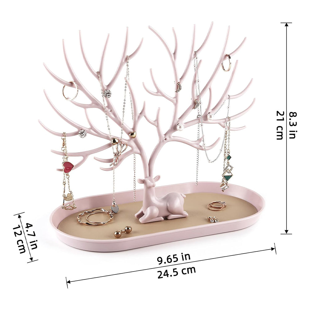 Antlers Tree Tower Jewelry Display Stand for Ring Earrings Necklace Bracelet