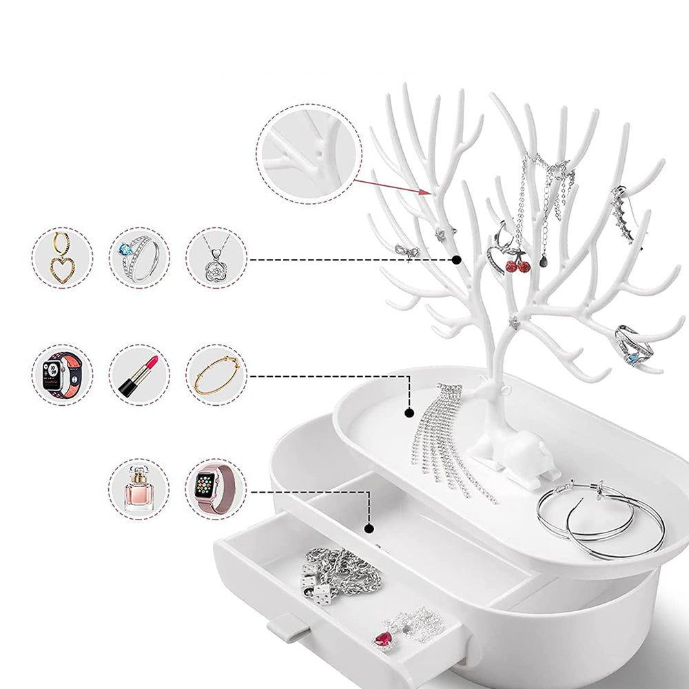 Antlers Tree Tower Jewelry Display Stand for Ring Earrings Necklace Bracelet