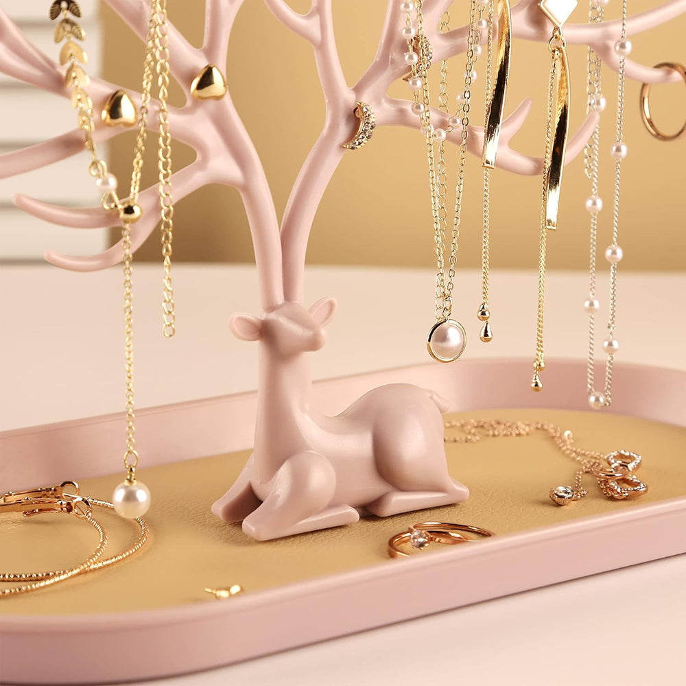 Antlers Tree Tower Jewelry Display Stand for Ring Earrings Necklace Bracelet