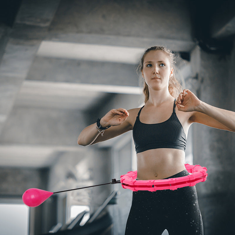 24 Section Adjustable Abdominal Weighted Hula Hoop - Available in 2 Colors