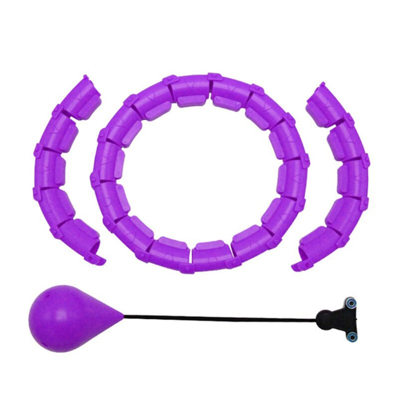 24 Section Adjustable Abdominal Weighted Hula Hoop - Available in 2 Colors