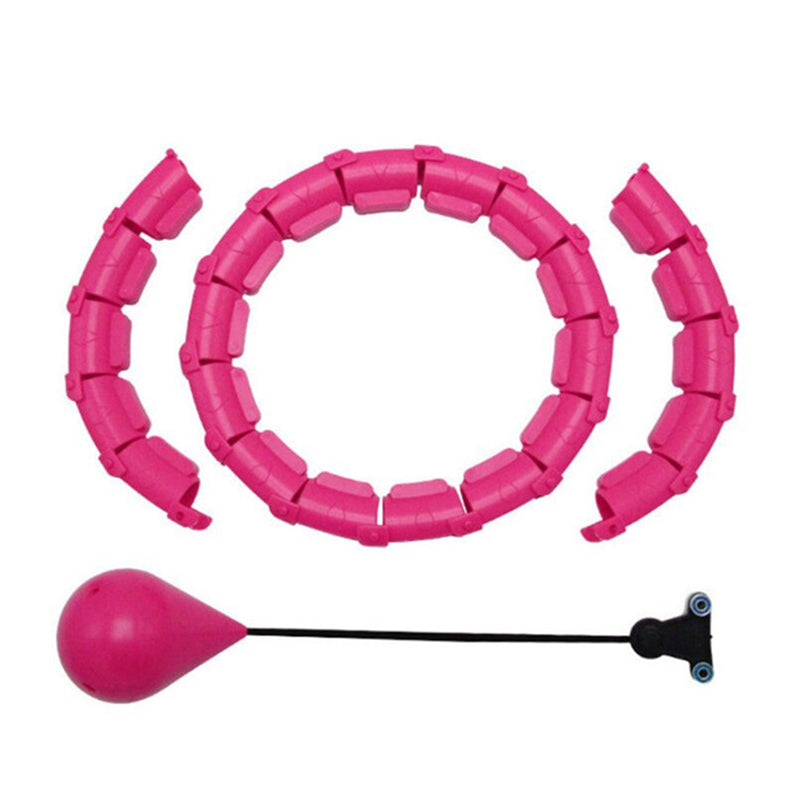 24 Section Adjustable Abdominal Weighted Hula Hoop - Available in 2 Colors