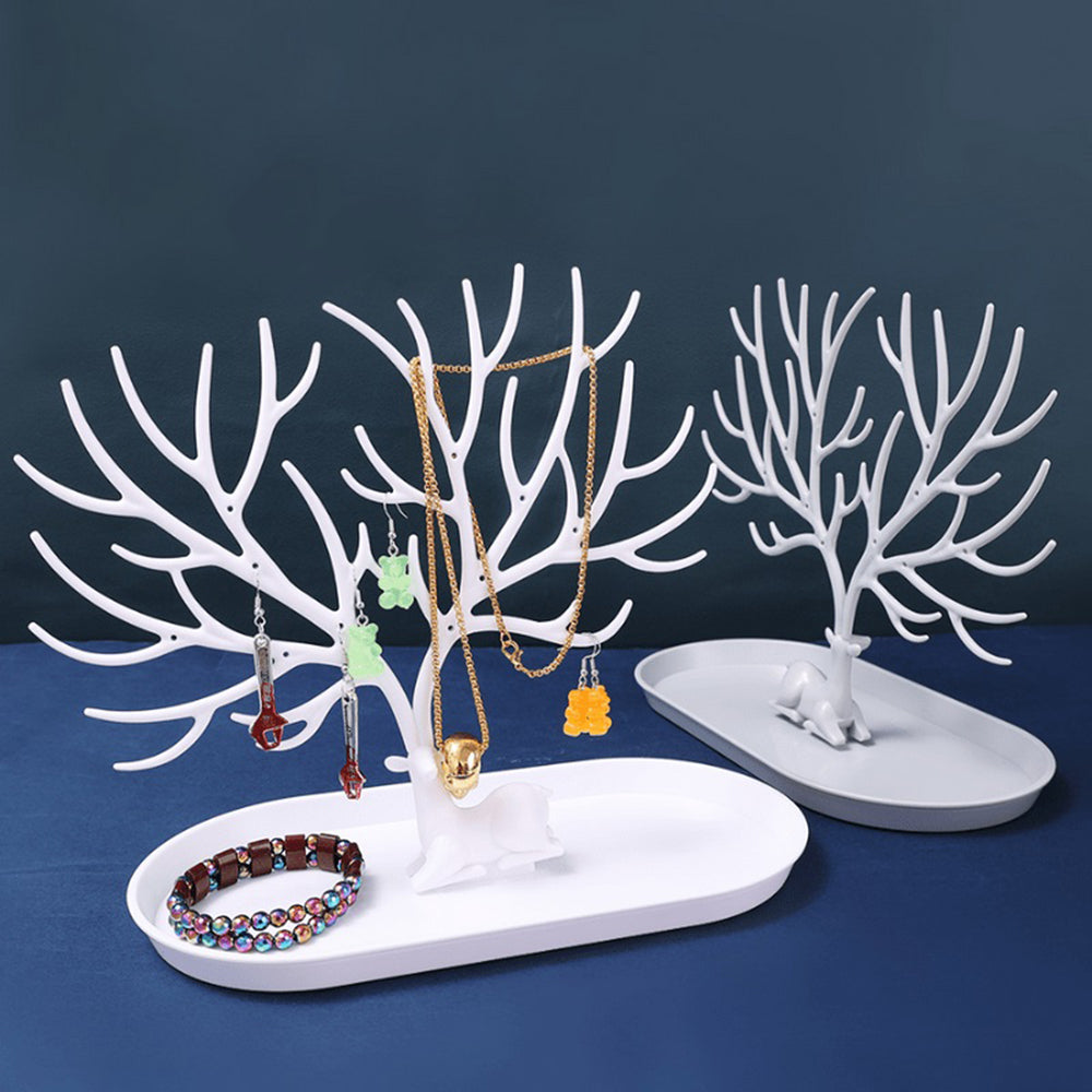 Antlers Tree Tower Jewelry Display Stand for Ring Earrings Necklace Bracelet