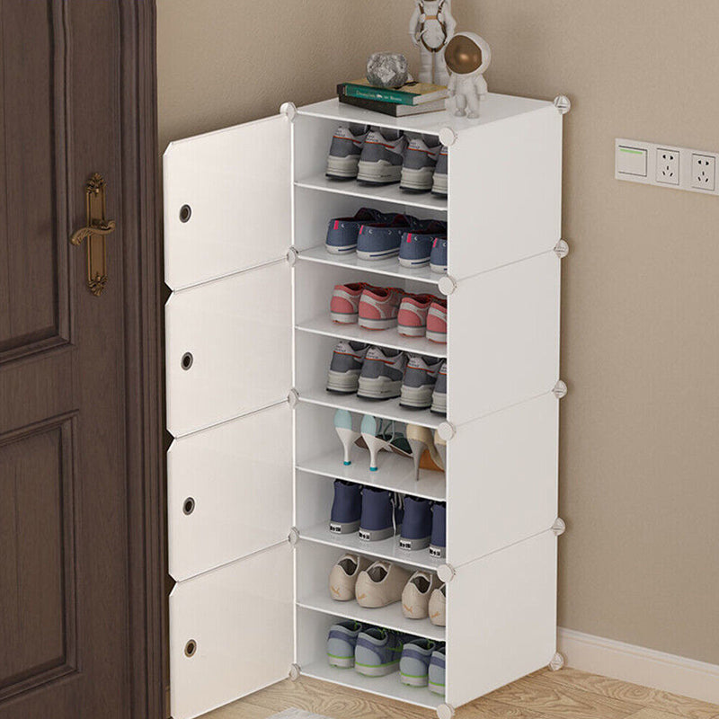 Stackable Free Standing Shoe Organizer Storage Box DIY Shoe Rack