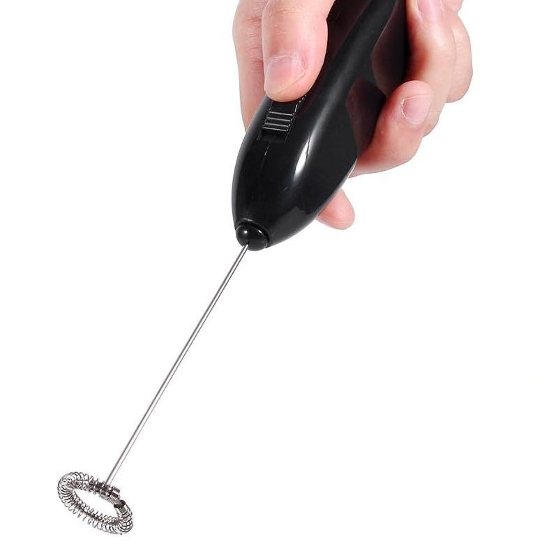 Electric Mini Foamer Milk Frother Egg Beater and Stirrer Kitchen Tool - Battery Powered
