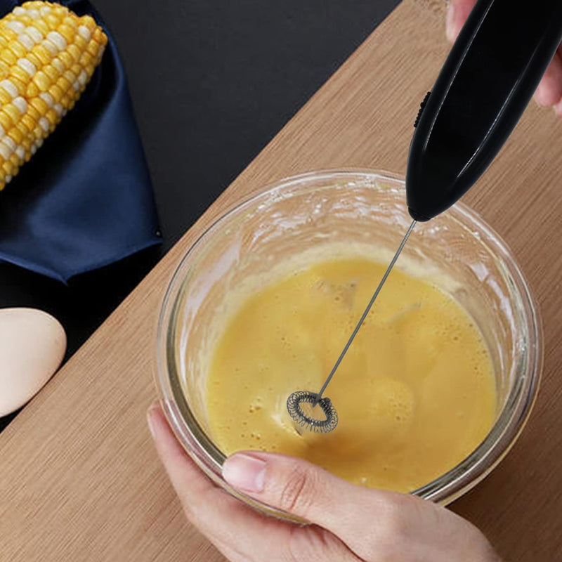 Electric Mini Foamer Milk Frother Egg Beater and Stirrer Kitchen Tool - Battery Powered