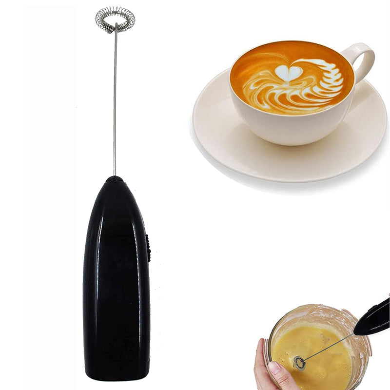 Electric Mini Foamer Milk Frother Egg Beater and Stirrer Kitchen Tool - Battery Powered