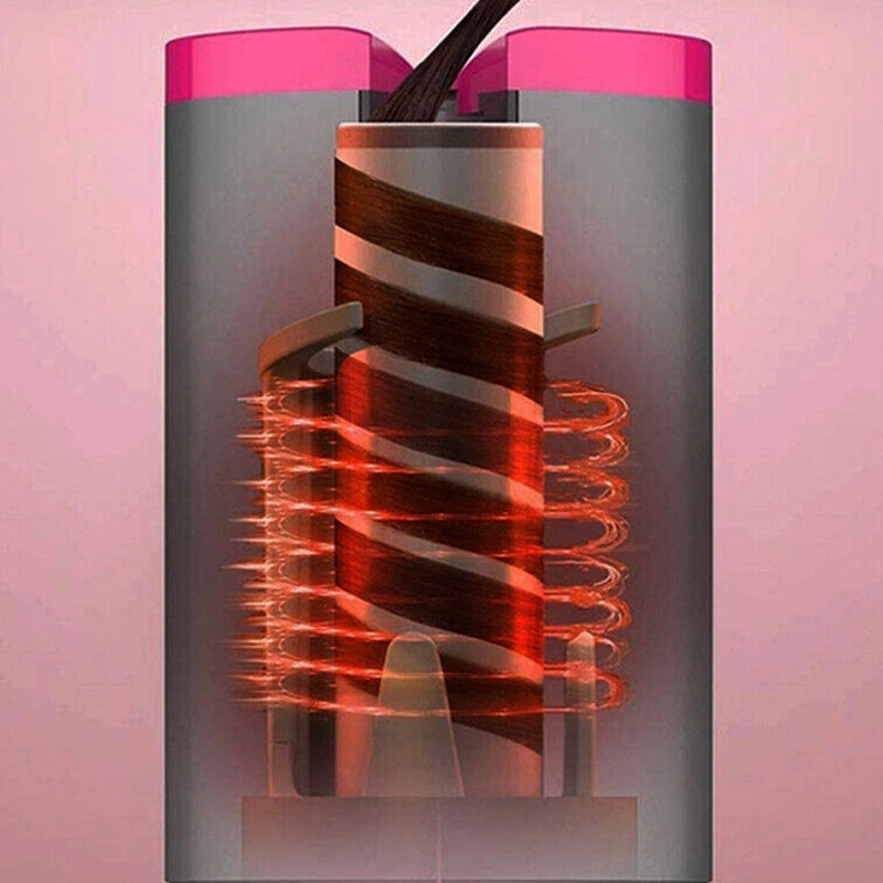 Portable Cordless Auto-Rotating Hair Curler - USB Rechargeable