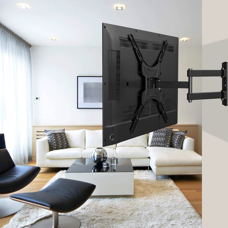 Full Motion Swivel & Tilt Wall Mount TV Bracket