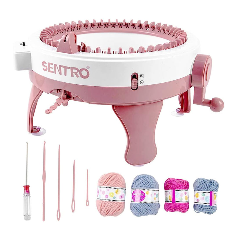 22/40 Needles DIY Knitting Machine Smart Weaving Knit Rotating Machine