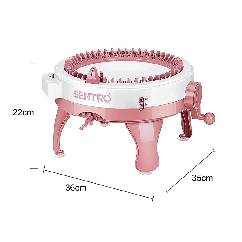 22/40 Needles DIY Knitting Machine Smart Weaving Knit Rotating Machine