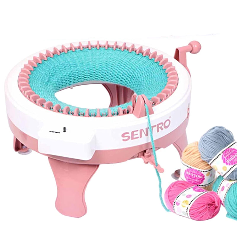 22/40 Needles DIY Knitting Machine Smart Weaving Knit Rotating Machine