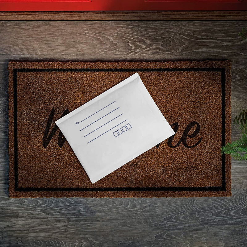 Printed Kraft Paper Padded Envelope Mailer Bags - 2 Sizes Available