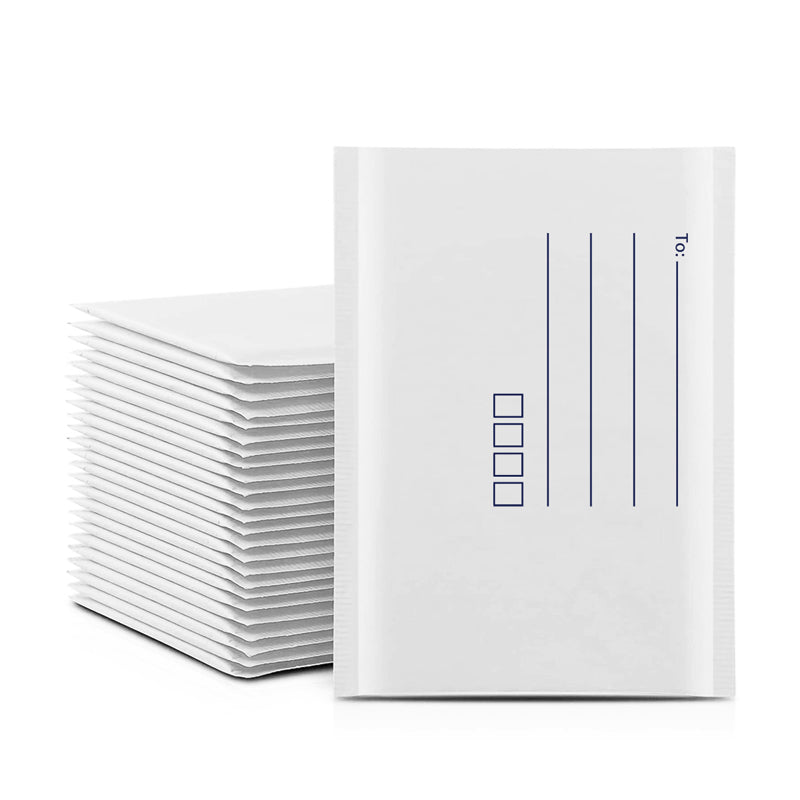 Printed Kraft Paper Padded Envelope Mailer Bags - 2 Sizes Available