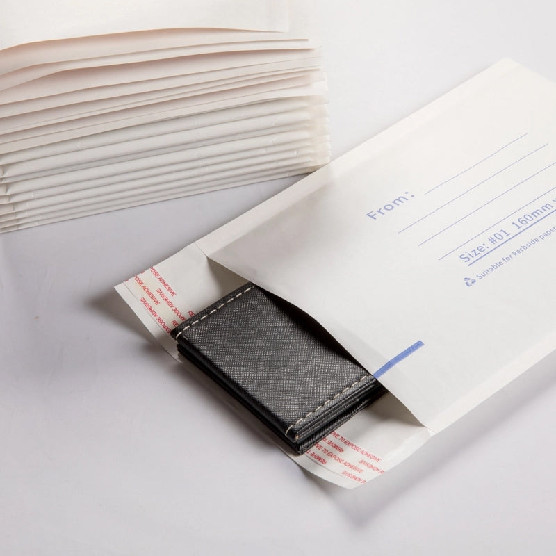 Printed Kraft Paper Padded Envelope Mailer Bags - 2 Sizes Available