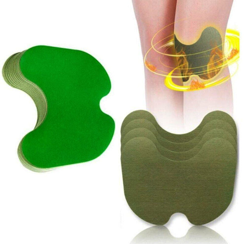 12/24 Count Warming Wormwood Herbal Plaster Heat Patches for Knees, Back, Neck, Shoulder