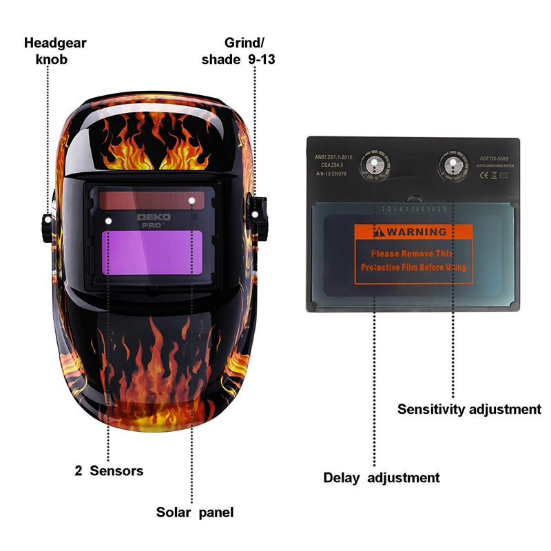 Auto Darkening Welding Helmet Welder’s Protective Mask