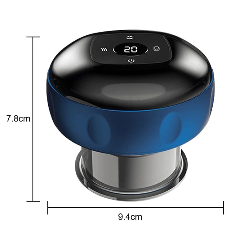 Electric Cupping Therapy Smart Red Light Heating Scraping Massager