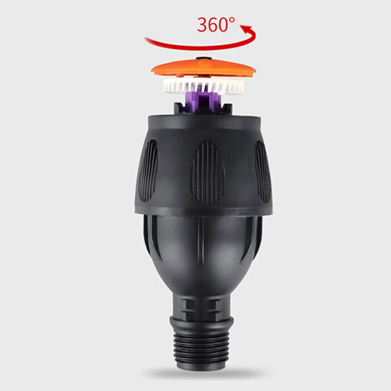 360° Automatic Rotating Sprinkler with Tripod Watering Nozzle for Garden