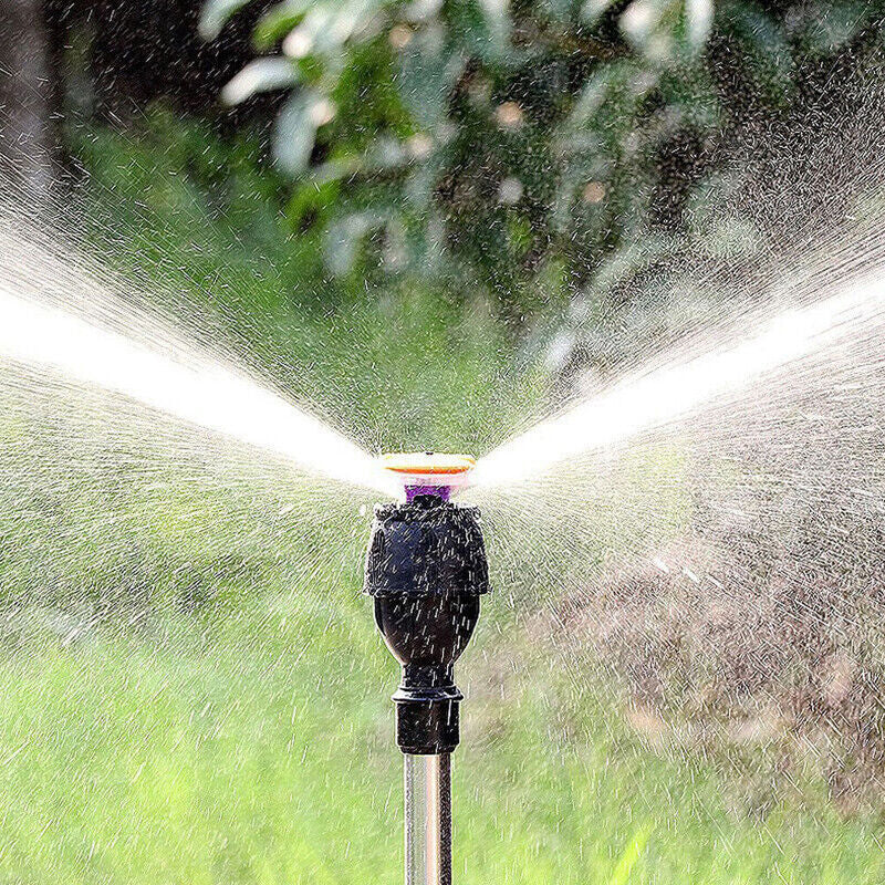 360° Automatic Rotating Sprinkler with Tripod Watering Nozzle for Garden