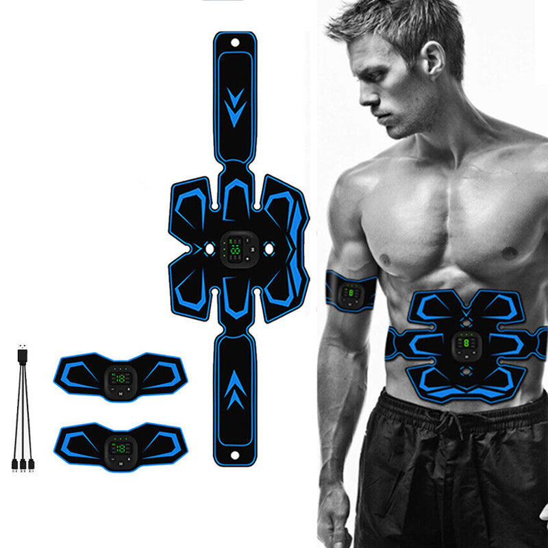 EMS Abdominal Muscle Toning Trainer ABS Stimulator Toner Fitness Belt Exerciser