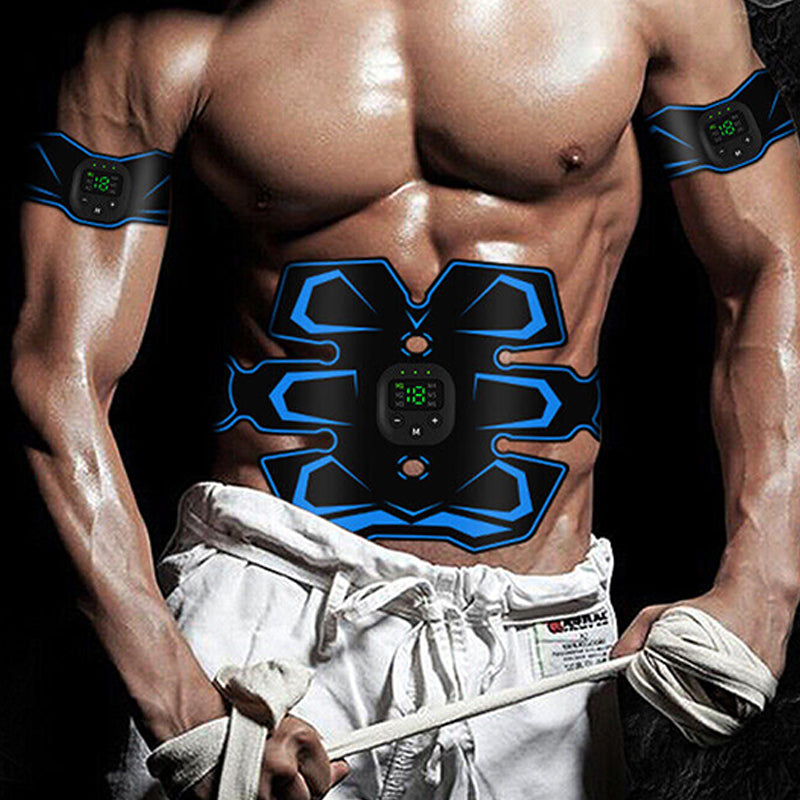 EMS Abdominal Muscle Toning Trainer ABS Stimulator Toner Fitness Belt Exerciser