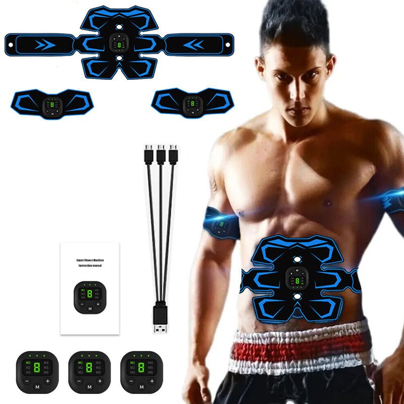 EMS Abdominal Muscle Toning Trainer ABS Stimulator Toner Fitness Belt Exerciser
