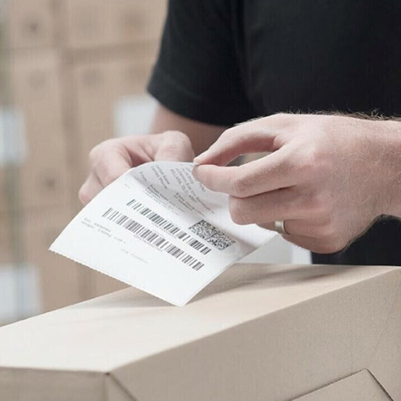 1/5 Roll 100x150mm Multipurpose Direct Labels Thermal Paper Rolls for Shipping