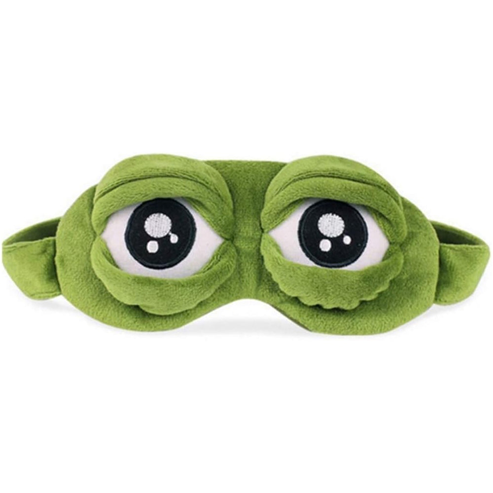 Cute Contoured Blackout Frog 3D Sleep Eye Mask for Sleeping