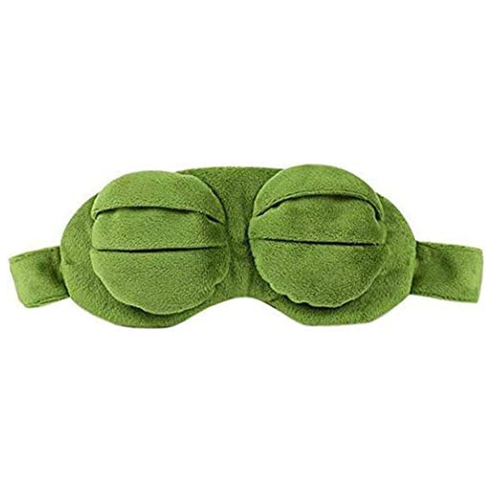 Cute Contoured Blackout Frog 3D Sleep Eye Mask for Sleeping