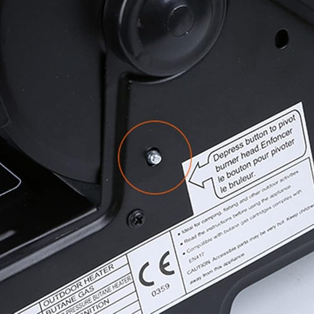 Portable 2-in-1 Camping Space Heater with Handle for Camping and Fishing