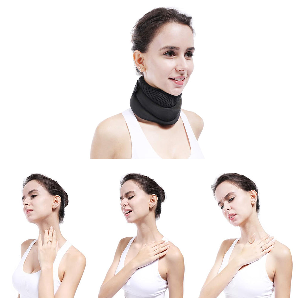 Adjustable 3-Layered Curve Design Neck Support Brace