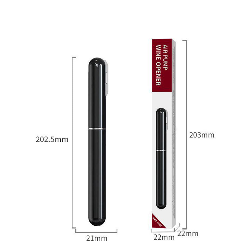 Portable Stainless Steel Wine Bottle Opener With Foil Cutter