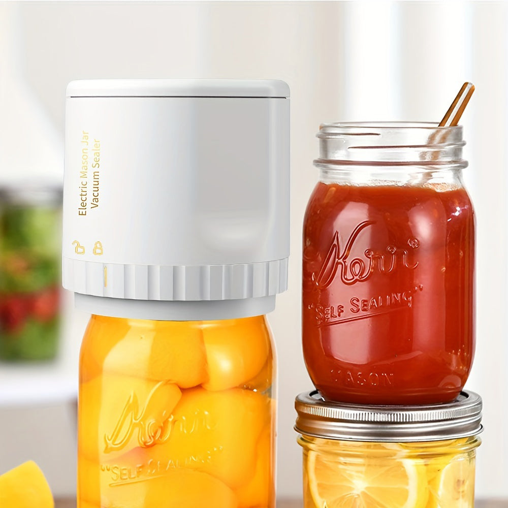 Electric Mason Jar Vacuum Sealer for Food Storage