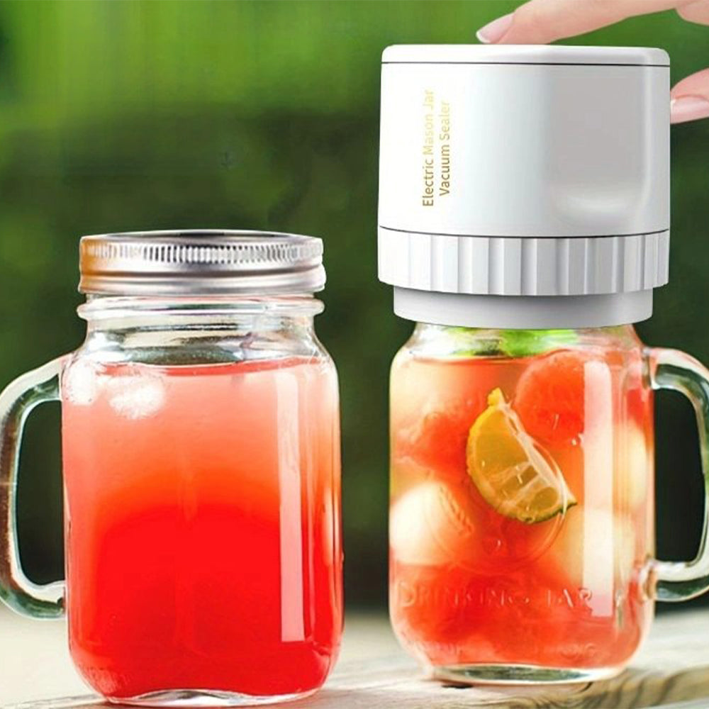 Electric Mason Jar Vacuum Sealer for Food Storage