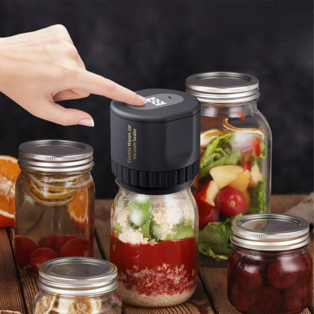 Electric Mason Jar Vacuum Sealer for Food Storage