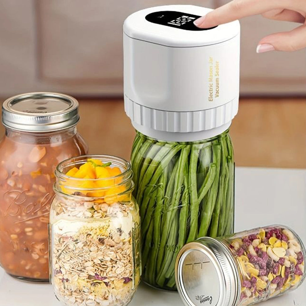 Electric Mason Jar Vacuum Sealer for Food Storage