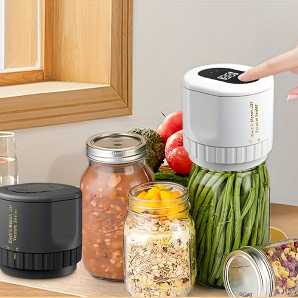 Electric Mason Jar Vacuum Sealer for Food Storage