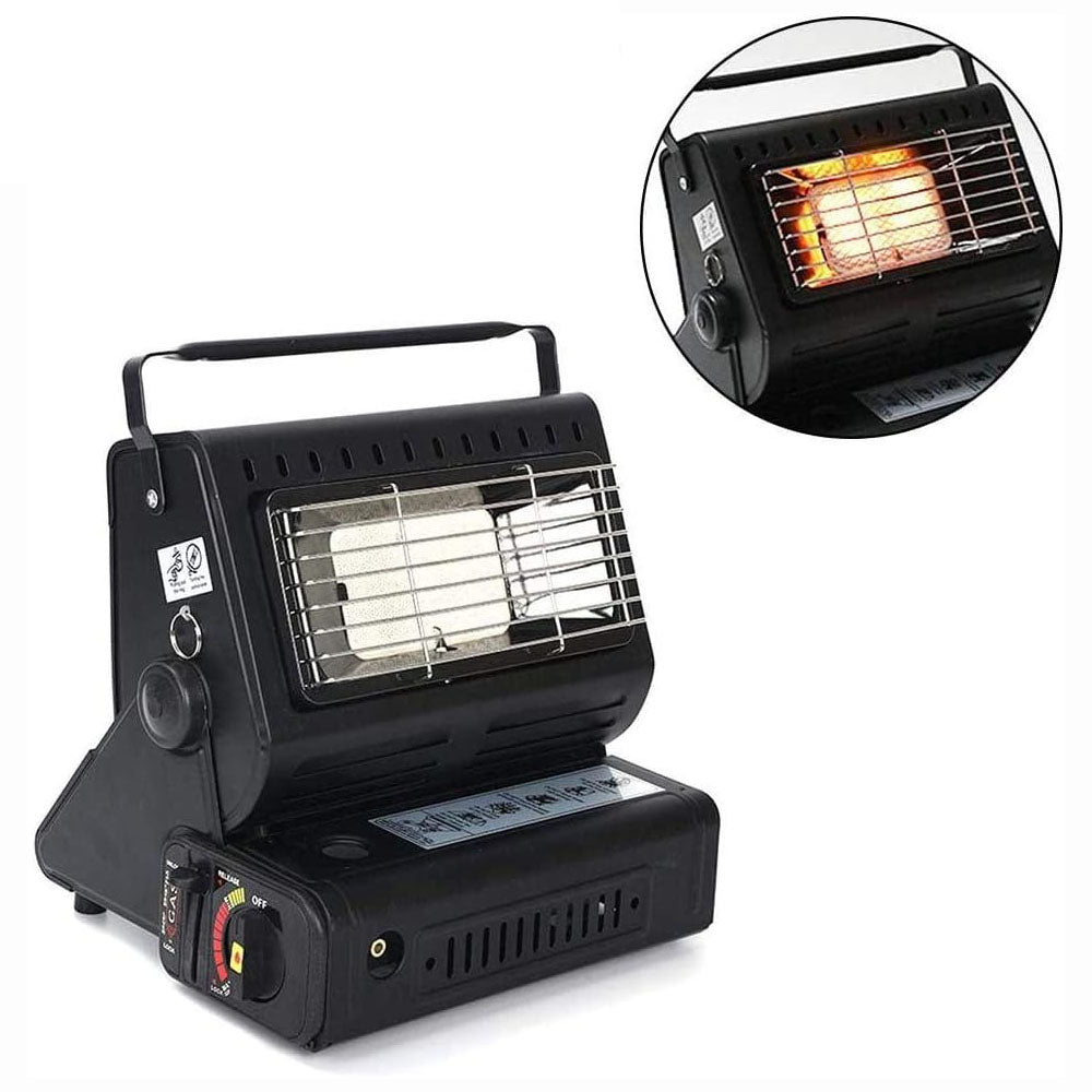 Portable 2-in-1 Camping Space Heater with Handle for Camping and Fishing