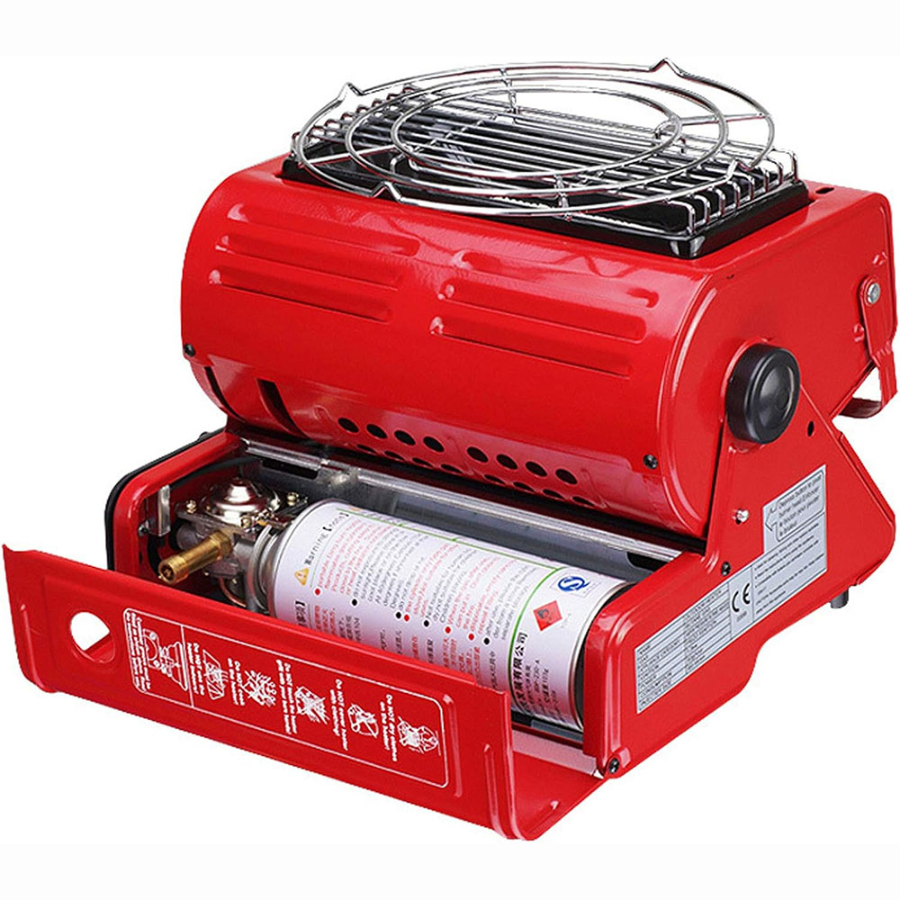 Portable 2-in-1 Camping Space Heater with Handle for Camping and Fishing