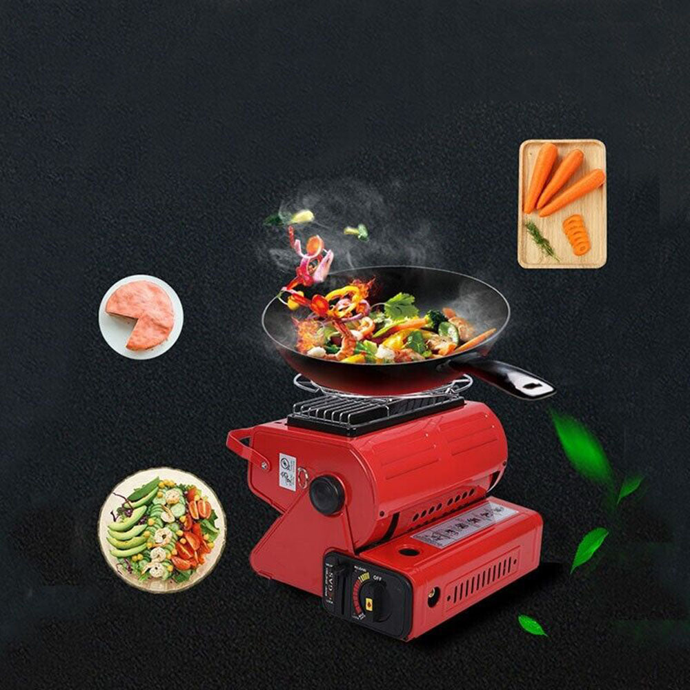 Portable 2-in-1 Camping Space Heater with Handle for Camping and Fishing