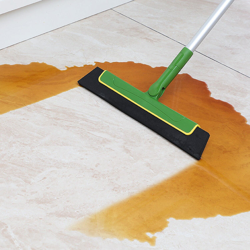 Long Handle Floor Squeegee Broom Foam Squeegee for Shower Bathroom