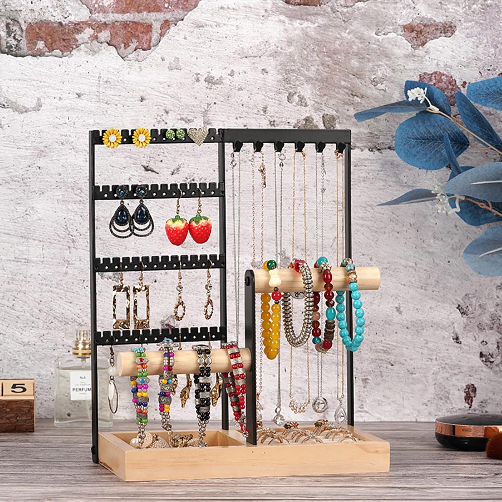 Desktop Jewelry Organizer Jewelry Stand With Ring And Bracelet Holder