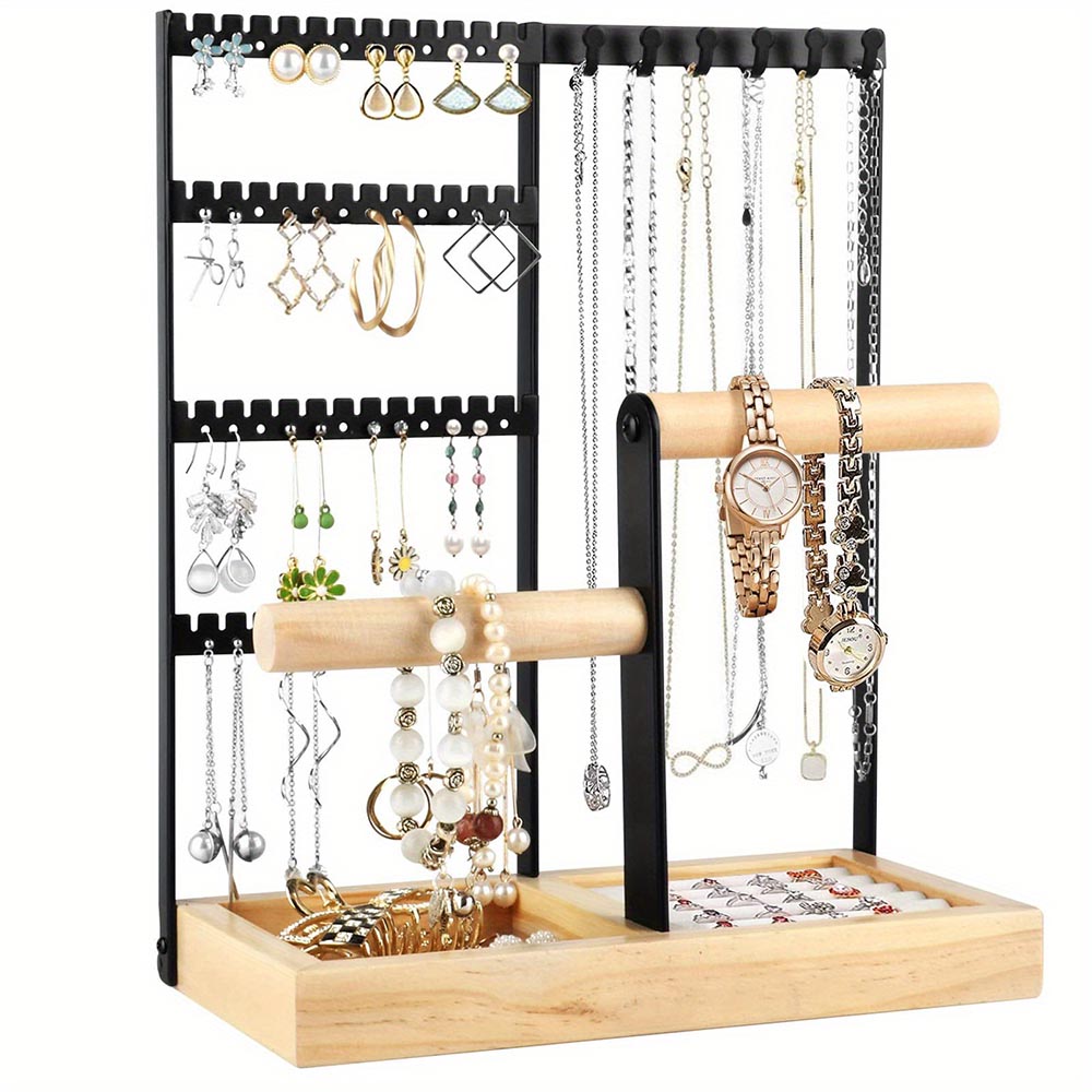 Desktop Jewelry Organizer Jewelry Stand With Ring And Bracelet Holder